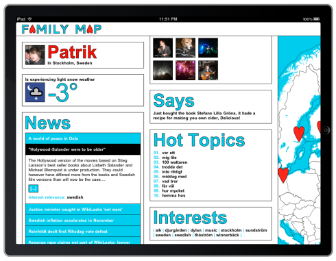 Family Map Interface